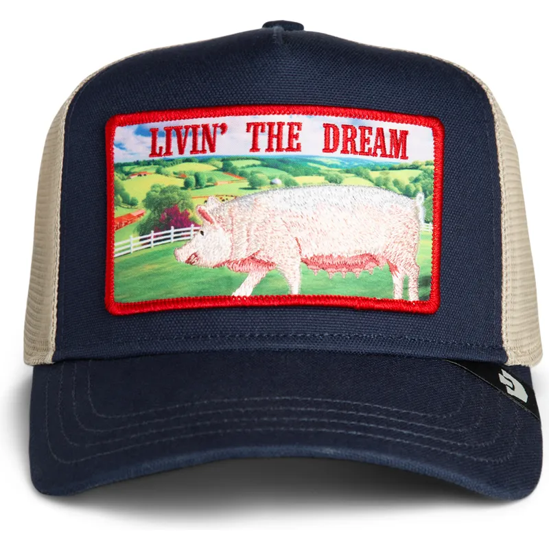 gorra-trucker-azul-marino-cerdo-livin-the-dream-greener-grass-the-farm-de-goorin-bros
