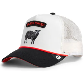 Goorin Bros. Sheep Pop Rocker Sheep The Farm White and Black Trucker Hat