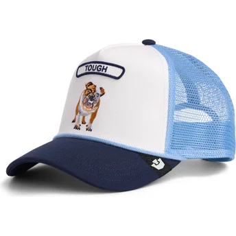 Petten gebogen blauw snapback The Farm van Goorin Bros.