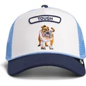 petten-gebogen-blauw-snapback-the-farm-van-goorin-bros