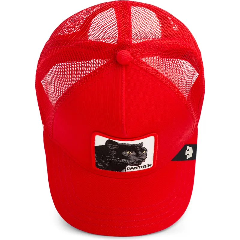 petten-gebogen-rood-snapback-rush-panther-the-farm-van-goorin-bros