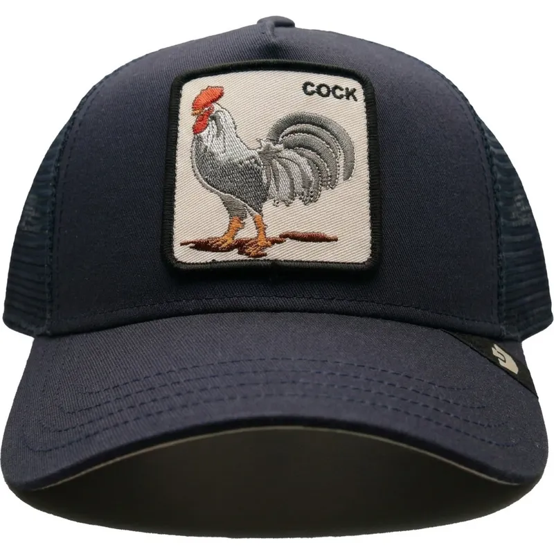trucker-kasket-marinebla-hane-edge-cock-the-farm-fra-goorin-bros