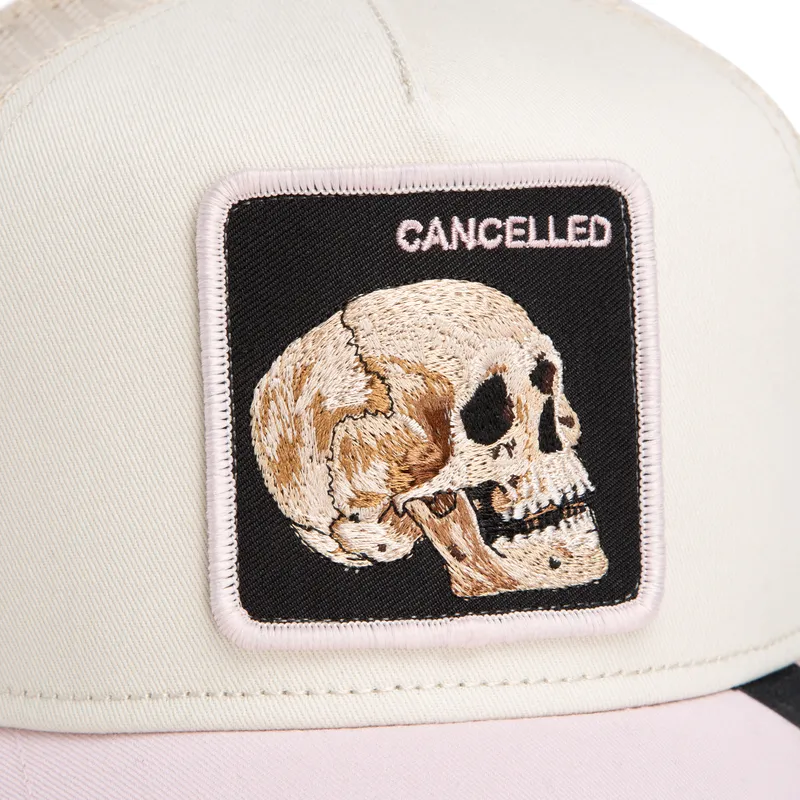 petten-gebogen-meerkleurig-snapback-calavera-the-cancelled-skull-whisper-the-farm-the-farm-van-goorin-bros