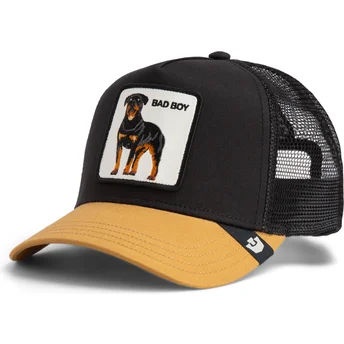 Petten gebogen zwart snapback Bad Boy The Farm van Goorin Bros.
