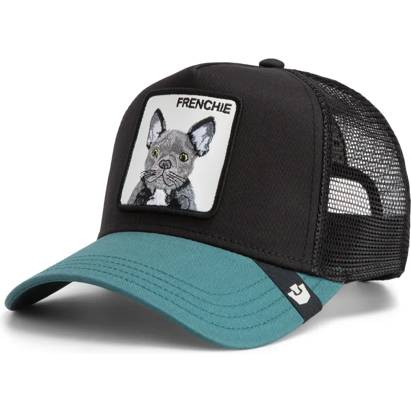 petten-gebogen-zwart-snapback-frenchie-the-farm-van-goorin-bros