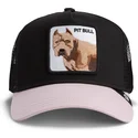 cappellino-trucker-nero-whisper-the-pitbull-the-farm-di-goorin-bros