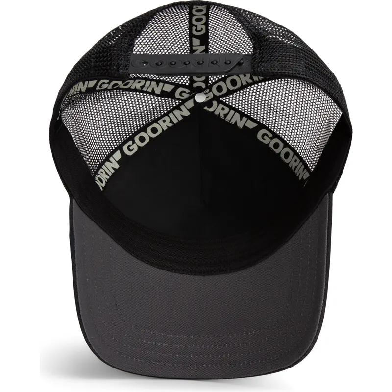 petten-gebogen-zwart-snapback-cock-rooster-pop-art-2-the-farm-van-goorin-bros petten-gebogen-zwart-snapback-cock-rooster-pop-art-2-the-farm-van-goorin-bros