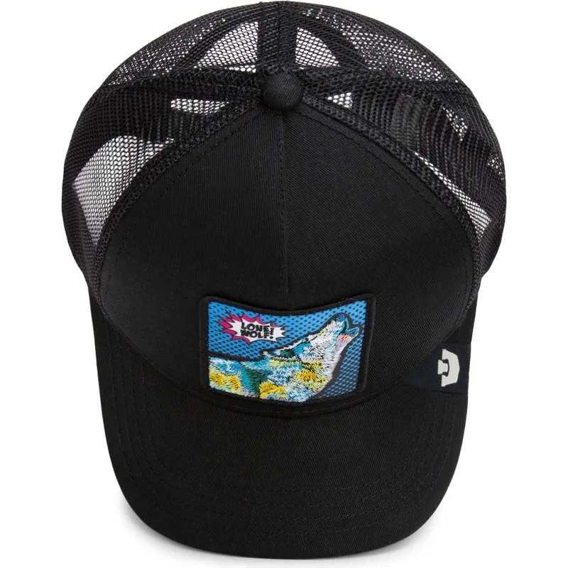 cappellino-trucker-nero-lupo-lone-wolf-pop-art-2-the-farm-di-goorin-bros