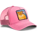 petten-gebogen-roze-snapback-queen-pop-art-2-the-farm-van-goorin-bros