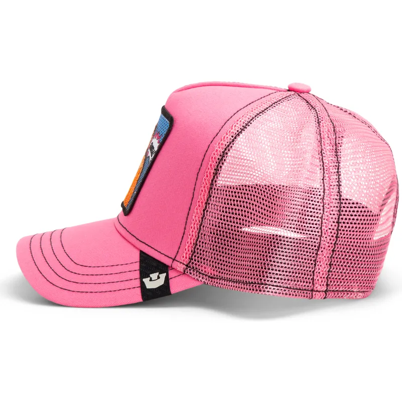 petten-gebogen-roze-snapback-queen-pop-art-2-the-farm-van-goorin-bros