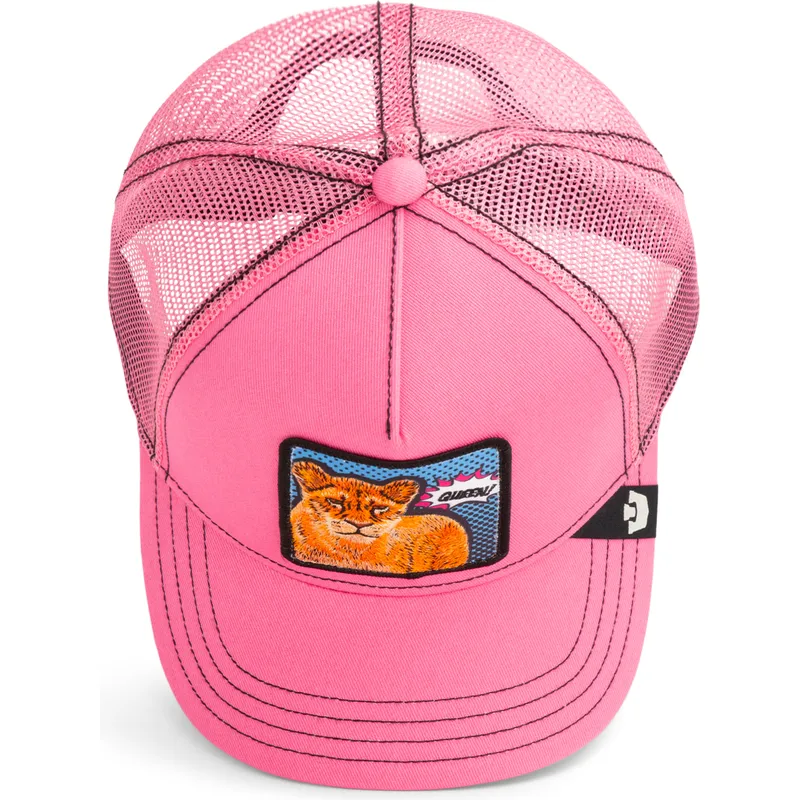 petten-gebogen-roze-snapback-queen-pop-art-2-the-farm-van-goorin-bros