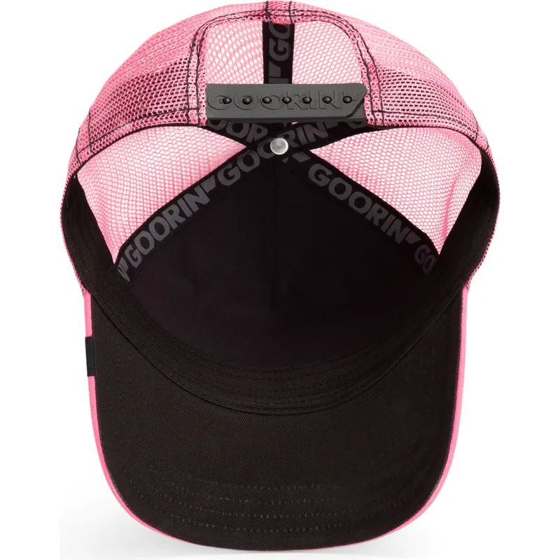 petten-gebogen-roze-snapback-queen-pop-art-2-the-farm-van-goorin-bros