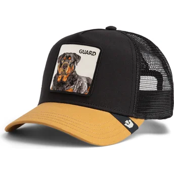 Petten gebogen zwart snapback The Farm van Goorin Bros.