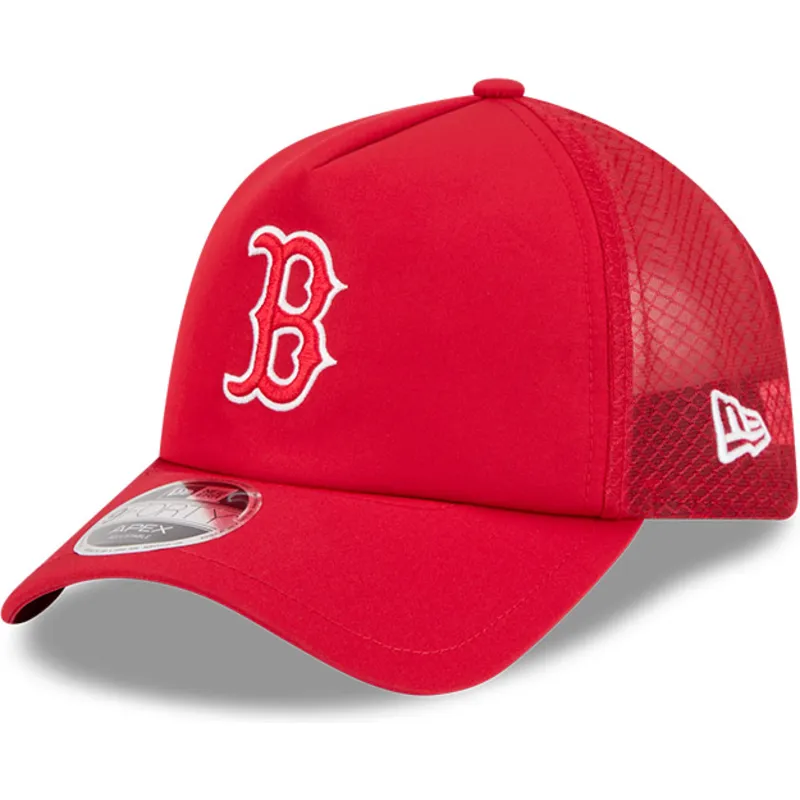 petten-gebogen-rood-snapback-9forty-apex-bp-van-boston-red-sox-mlb-van-new-era