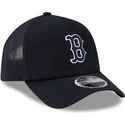 trucker-kasket-marinebla-med-marineblat-logo-9forty-apex-bp-fra-boston-red-sox-mlb-fra-new-era