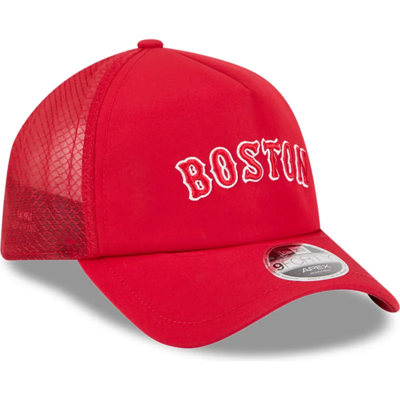 petten-gebogen-rood-snapback-9forty-apex-bp-letters-van-boston-red-sox-mlb-van-new-era petten-gebogen-rood-snapback-9forty-apex-bp-letters-van-boston-red-sox-mlb-van-new-era