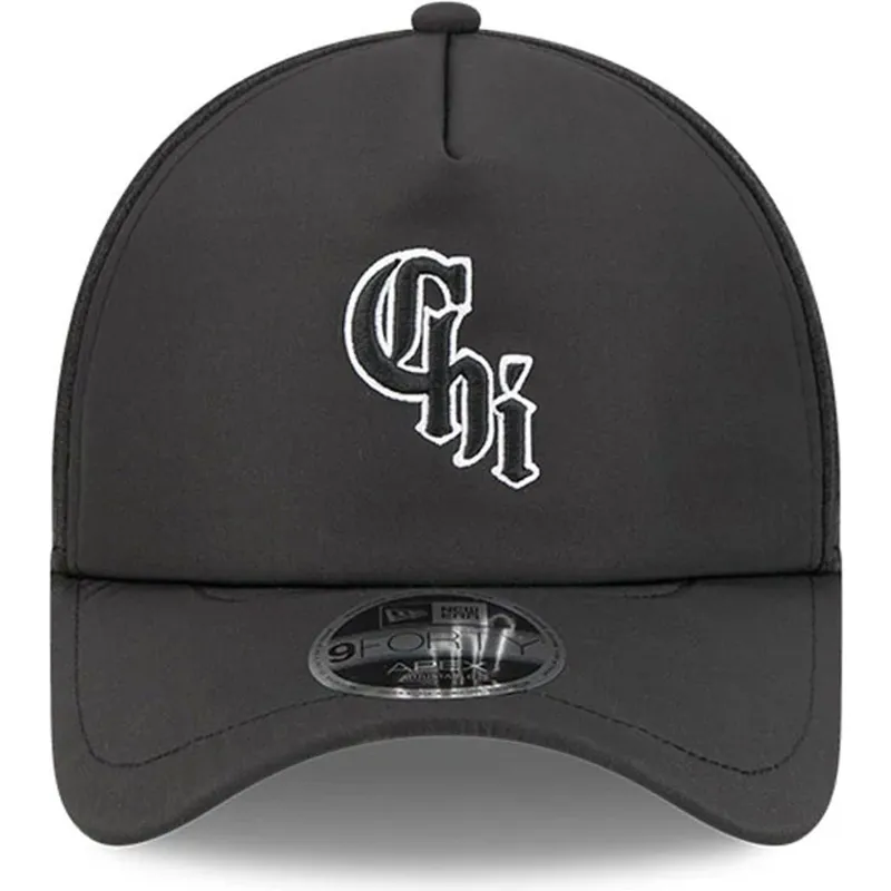 petten-gebogen-zwart-snapback-9forty-apex-bp-chi-van-chicago-white-sox-mlb-van-new-era