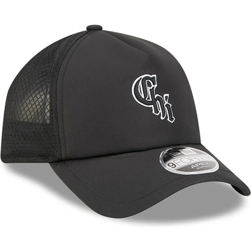 petten-gebogen-zwart-snapback-9forty-apex-bp-chi-van-chicago-white-sox-mlb-van-new-era