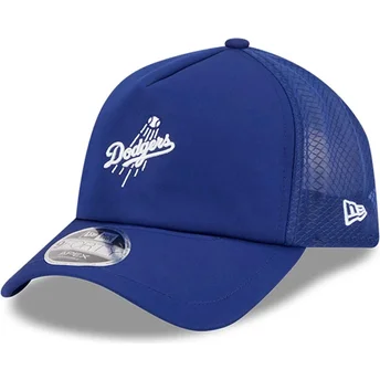 Petten gebogen blauw snapback 9FORTY APEX BP van Los Angeles Dodgers MLB van New Era