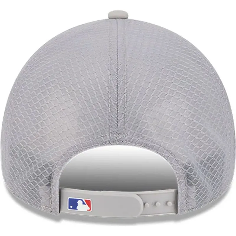 casquette-trucker-grise-9forty-apex-batting-practice-los-angeles-dodgers-mlb-new-era