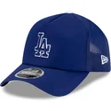 petten-gebogen-blauw-snapback-9forty-apex-batting-practice-van-los-angeles-dodgers-mlb-van-new-era
