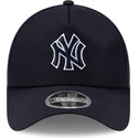 trucker-kasket-marinebla-med-marineblat-logo-9forty-apex-batting-practice-fra-new-york-yankees-mlb-fra-new-era