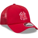 rod-trucker-kasket-med-rodt-logo-9forty-apex-batting-practice-fra-new-york-yankees-mlb-fra-new-era