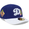 gorra-curva-azul-y-blanca-ajustada-59fifty-spring-training-de-los-angeles-dodgers-mlb-de-new-era