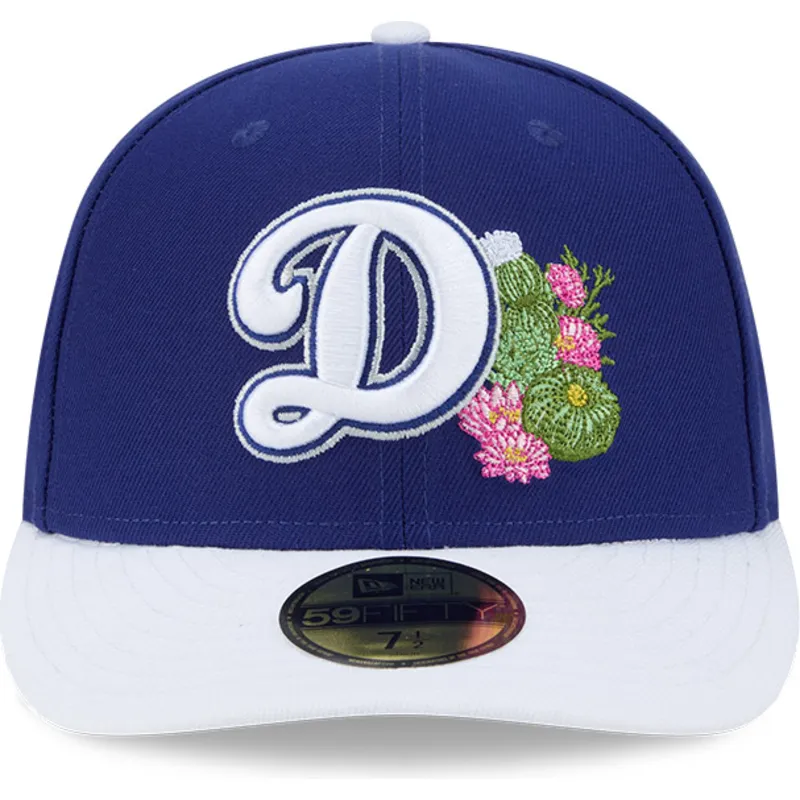 gorra-curva-azul-y-blanca-ajustada-59fifty-spring-training-de-los-angeles-dodgers-mlb-de-new-era