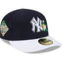 casquette-courbee-bleue-marine-et-blanche-ajustee-59fifty-spring-training-new-york-yankees-mlb-new-era
