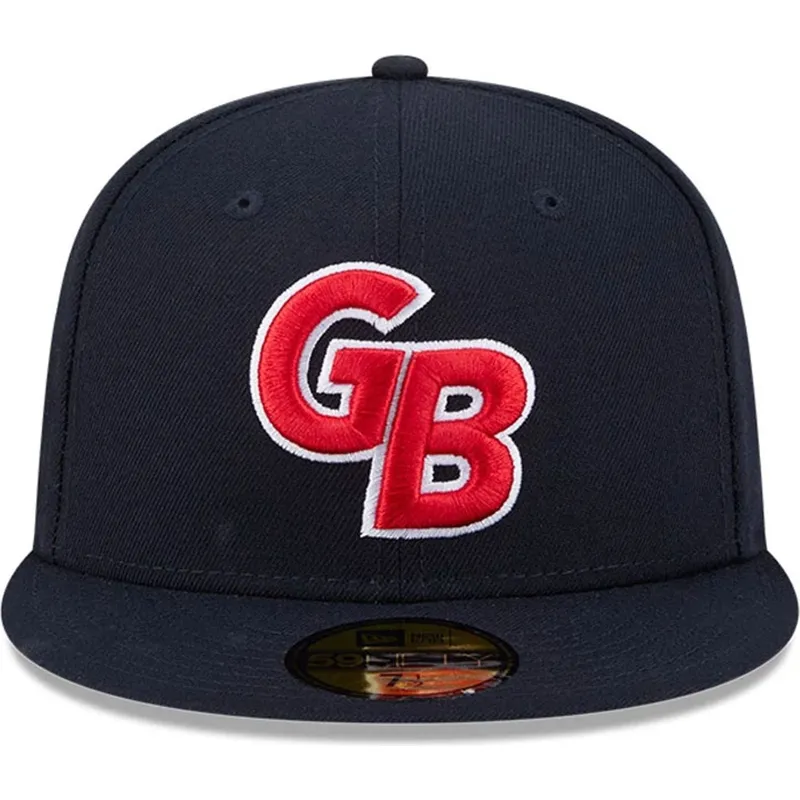 cappello-piatto-blu-navy-regolabile-59fifty-great-britain-2026-world-baseball-classic-di-new-era