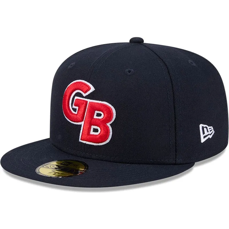 cappello-piatto-blu-navy-regolabile-59fifty-great-britain-2026-world-baseball-classic-di-new-era