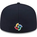 cappello-piatto-blu-navy-regolabile-59fifty-great-britain-2026-world-baseball-classic-di-new-era