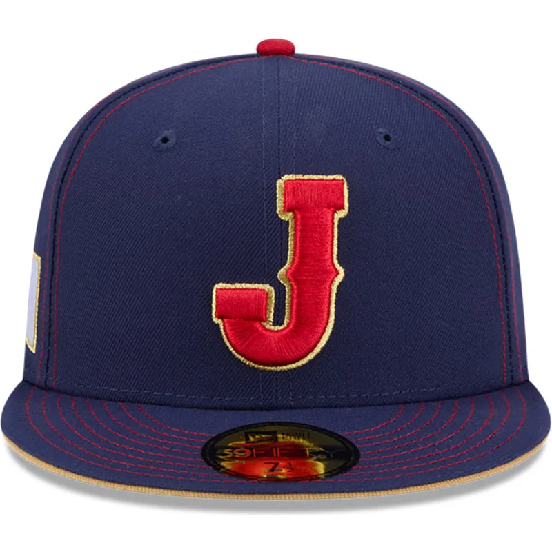 marineblaue-angepasste-59fifty-flatcap-japan-2026-world-baseball-classic-von-new-era