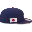 casquette-plate-bleue-marine-ajustee-59fifty-japan-2026-world-baseball-classic-new-era