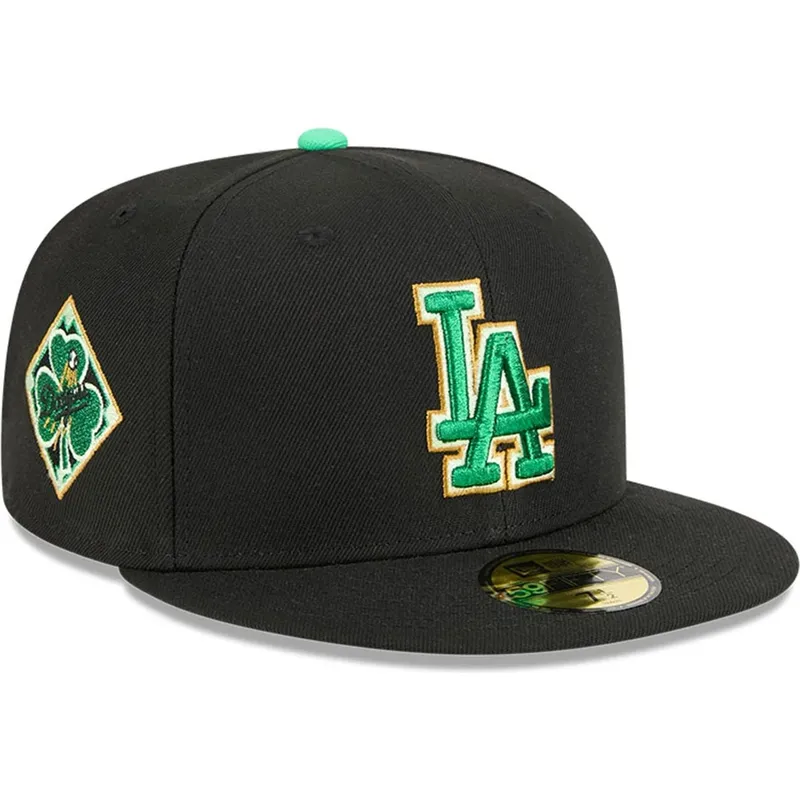 petten-plat-zwart-fitted-59fifty-saint-patrick-s-day-van-los-angeles-dodgers-mlb-van-new-era petten-plat-zwart-fitted-59fifty-saint-patrick-s-day-van-los-angeles-dodgers-mlb-van-new-era