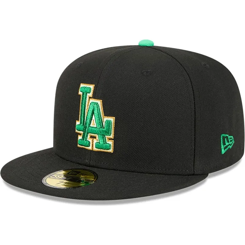 petten-plat-zwart-fitted-59fifty-saint-patrick-s-day-van-los-angeles-dodgers-mlb-van-new-era petten-plat-zwart-fitted-59fifty-saint-patrick-s-day-van-los-angeles-dodgers-mlb-van-new-era