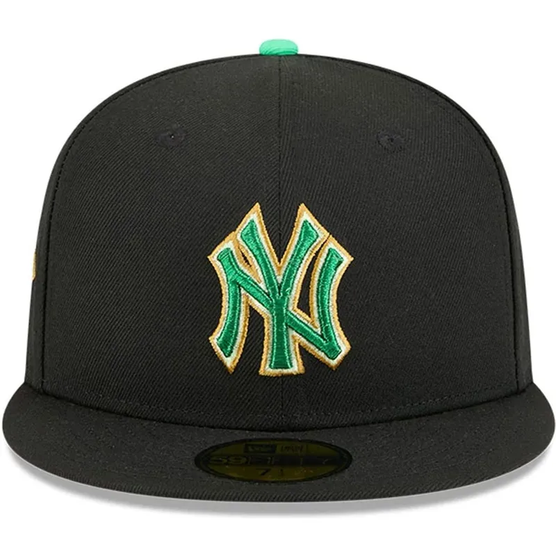 petten-plat-zwart-fitted-59fifty-saint-patrick-s-day-van-new-york-yankees-mlb-van-new-era petten-plat-zwart-fitted-59fifty-saint-patrick-s-day-van-new-york-yankees-mlb-van-new-era