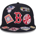 casquette-plate-bleue-marine-ajustee-59fifty-all-over-boston-red-sox-mlb-new-era