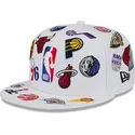 cappello-piatto-bianco-chiuso-59fifty-all-over-di-nba-di-new-era