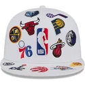 casquette-plate-blanche-ajustee-59fifty-all-over-nba-new-era