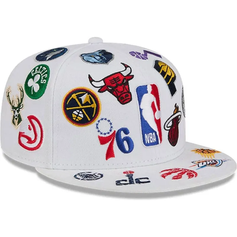 new-era-flat-brim-59fifty-all-over-nba-white-fitted-cap