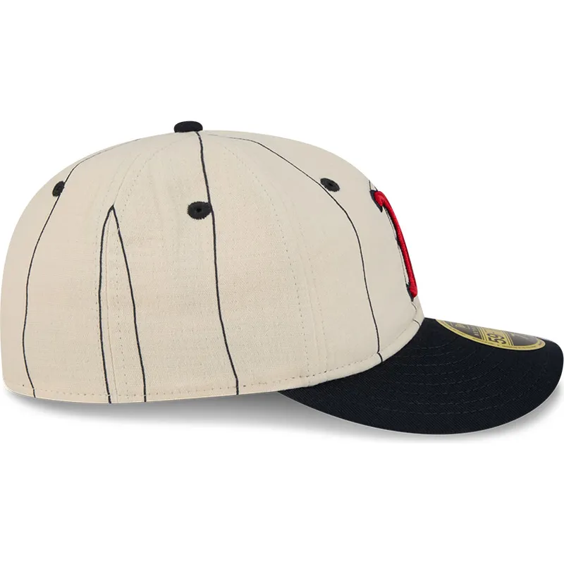 buet-beige-fitted-kasket-59fifty-retro-crown-linen-fra-boston-red-sox-mlb-fra-new-era