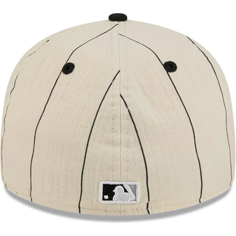 petten-plat-beige-aangepast-59fifty-retro-crown-linen-van-chicago-white-sox-mlb-van-new-era