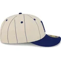gorra-curva-beige-ajustada-59fifty-retro-crown-linen-de-los-angeles-dodgers-mlb-de-new-era