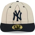 petten-gebogen-beige-aangepast-59fifty-retro-crown-linen-van-new-york-yankees-mlb-van-new-era