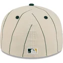 bezowa-dopasowana-czapka-z-zakrzywionym-daszkiem-59fifty-retro-crown-linen-oakland-athletics-mlb-new-era