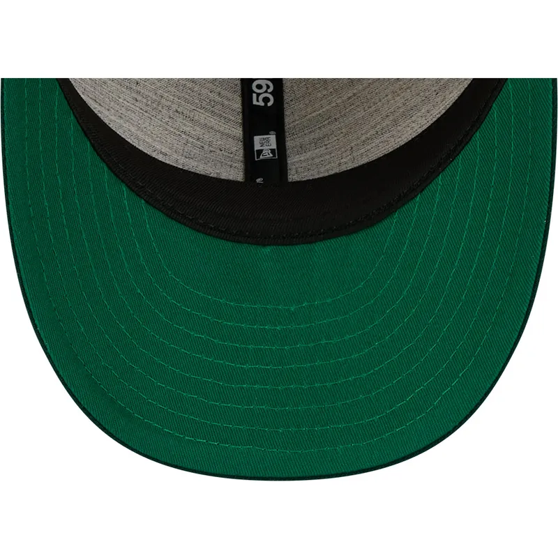 buet-beige-fitted-kasket-59fifty-retro-crown-linen-fra-oakland-athletics-mlb-fra-new-era