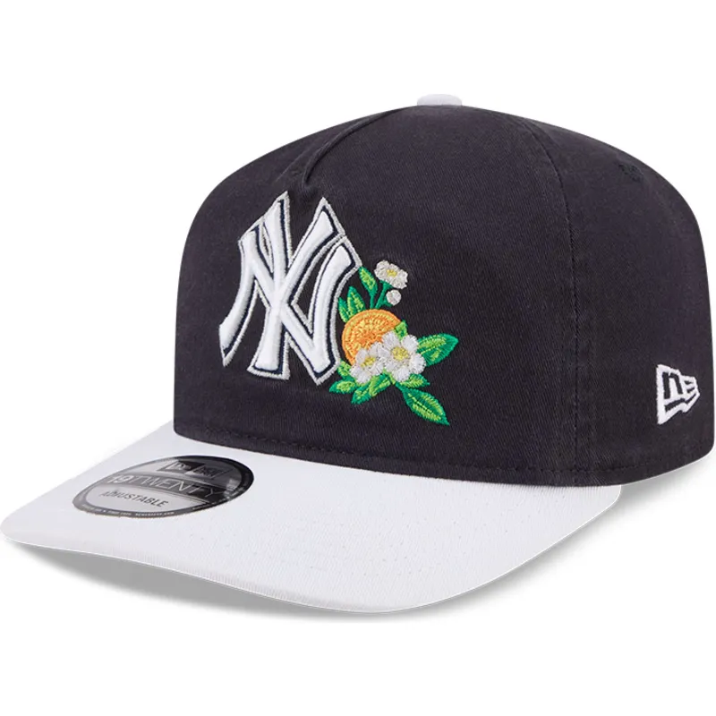 petten-gebogen-marineblauw-snapback-19twenty-spring-training-van-new-york-yankees-mlb-van-new-era