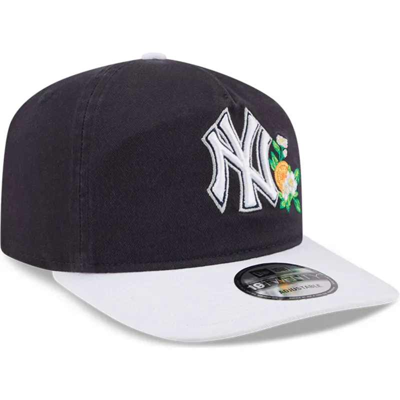 petten-gebogen-marineblauw-snapback-19twenty-spring-training-van-new-york-yankees-mlb-van-new-era